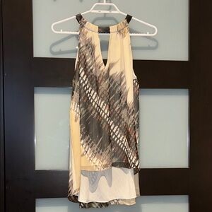 Sleeveless Printed Halter Top